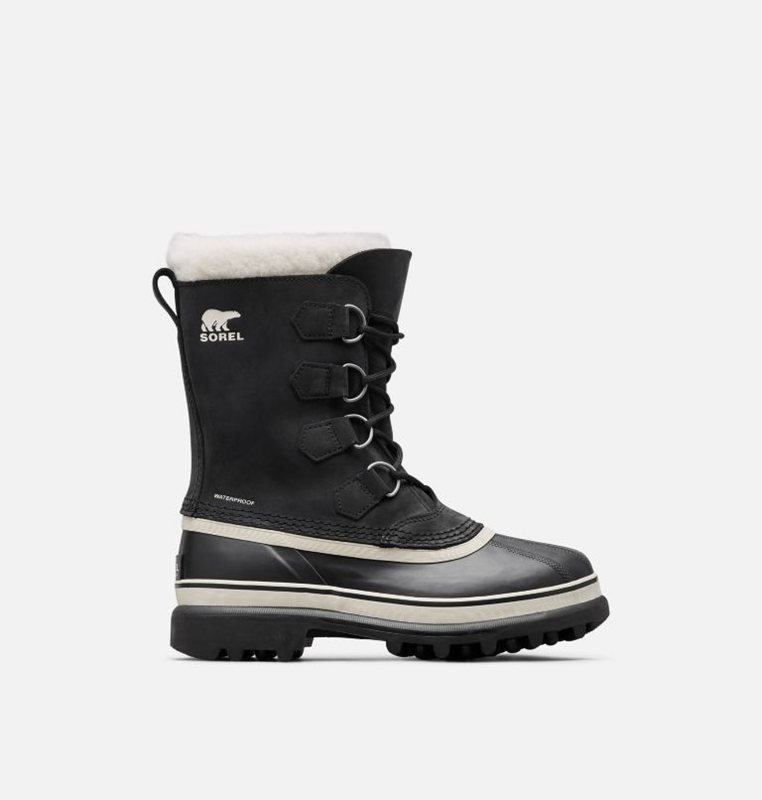 Womens Snow Boots Black - Sorel Caribou® Low - 734-UQCBPG